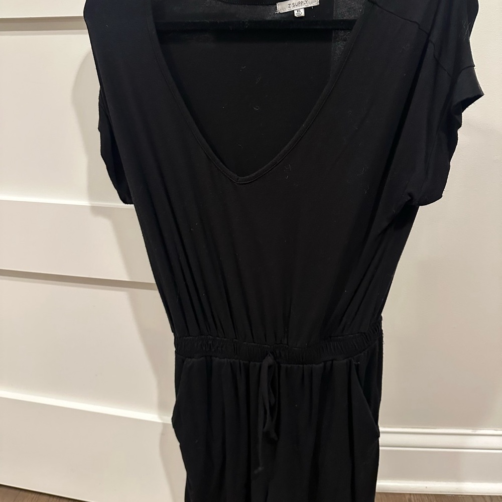 Z Supply Black V-Neck Romper